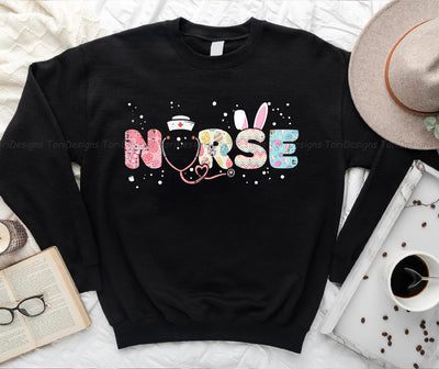 Nurse Life Easter Day PNG sublimation design Sublimation ToriDesigns 