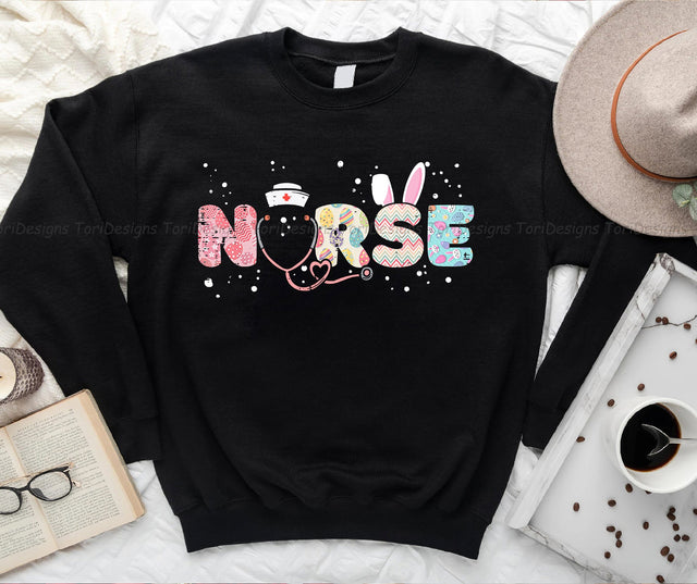 Nurse Life Easter Day PNG sublimation design Sublimation ToriDesigns 