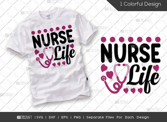Nurse Life SVG Cut File | Nurse Assistant Svg | Caregiver Svg | Funny Nurse Svg | Registered Nurse Svg | Healthcare Svg | Nurse Quote Svg SVG ETC Craft 