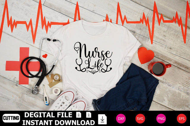 Nurse Life SVG Shahin alam 