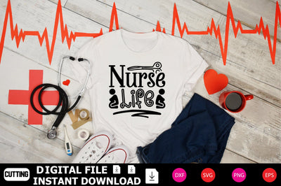 Nurse Life SVG Shahin alam 
