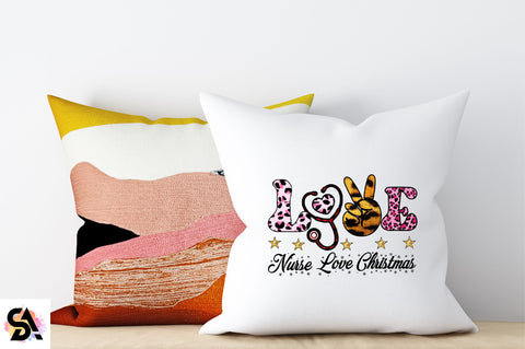 Nurse Love Christmas Sublimation SVGArt 