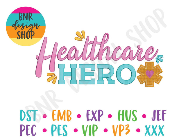 Nurse Machine Embroidery Design Embroidery/Applique BNRDesignShop 