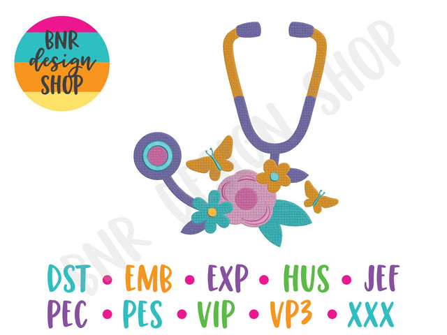 Nurse Machine Embroidery Design Embroidery/Applique BNRDesignShop 