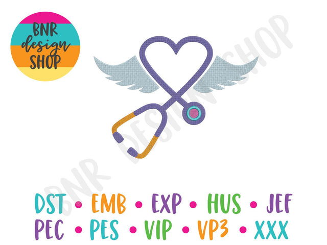 Nurse Machine Embroidery Design Embroidery/Applique BNRDesignShop 