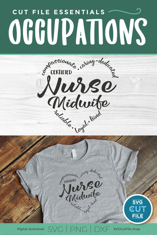 Nurse Midwife svg for Crafters SVG SVG Cut File 