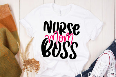 Nurse Mom Boss SVG SVG dapiyupi store 