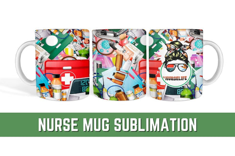 Nurse Mug Sublimation Sublimation SvgOcean 