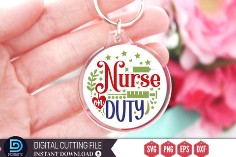 Nurse on duty SVG SVG DESIGNISTIC 