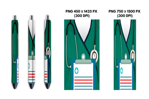Nurse Pen Sublimation Sublimation SvgOcean 
