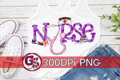 Nurse PNG for Sublimation Sublimation Greedy Stitches 