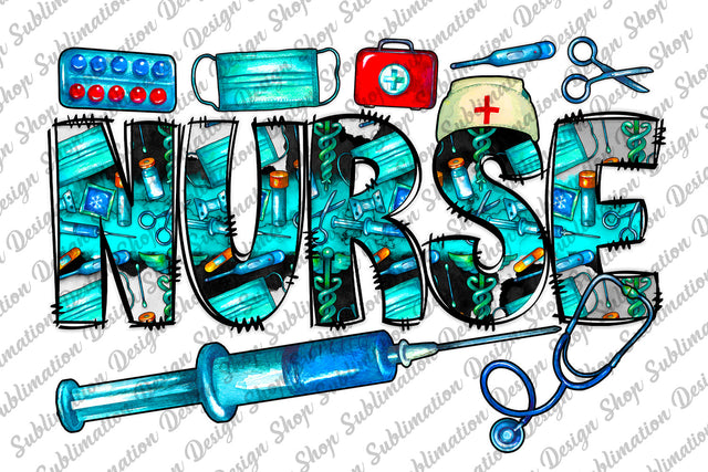 Nurse Png, Nurse Sublimation, Nursing Png, Western Png, Cowhide Turquoise Png, Nurse Elements, Sublimation Design Download, Digital Download Sublimation SublimationDesignShop 