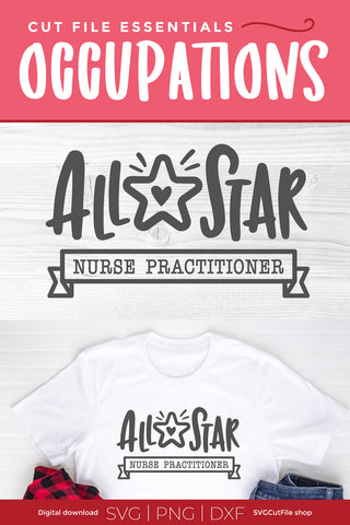 Nurse practitioner svg, np svg, nursing svg SVG SVG Cut File 