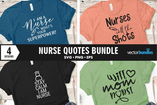 Nurse quote bundle svg SVG vectorbundles 