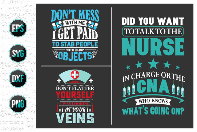 Nurse Quotes SVG Design Bundle, Nurses svg design. SVG uniquesvg99 