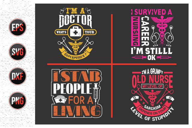 Nurse Quotes SVG Design Bundle. SVG uniquesvg99 