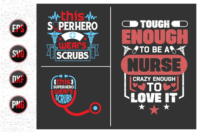 Nurse quotes svg design bundle. SVG uniquesvg99 