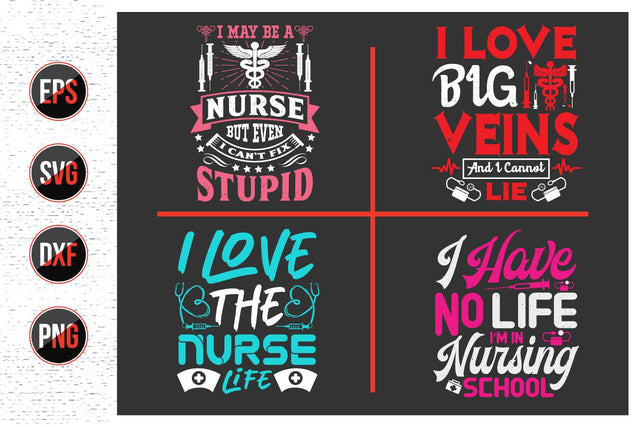 Nurse Quotes SVG Design Bundle. SVG uniquesvg99 