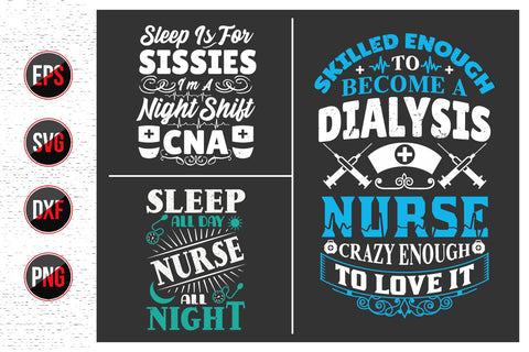 Nurse Quotes SVG Design Bundle. SVG uniquesvg99 