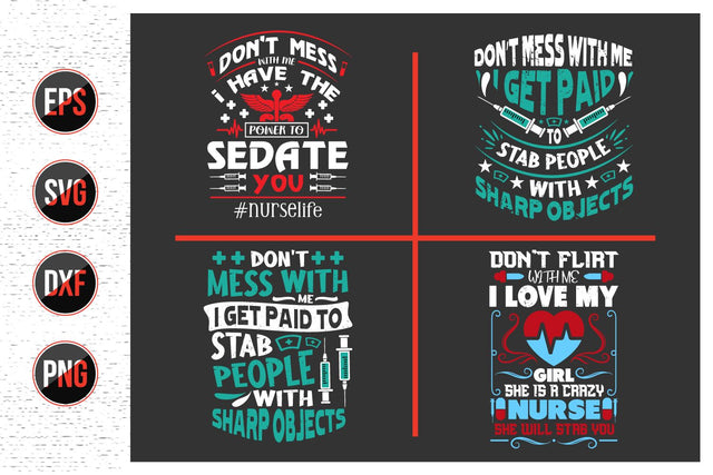 Nurse Quotes SVG Design Bundle. SVG uniquesvg99 