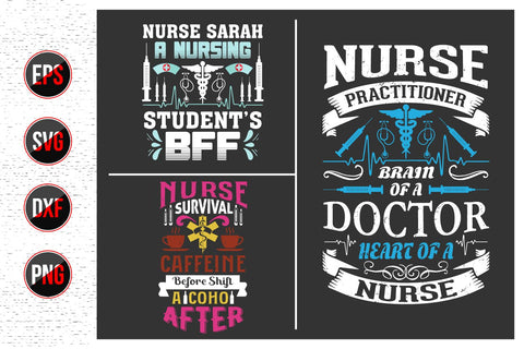 Nurse Quotes SVG Design Bundle. SVG uniquesvg99 