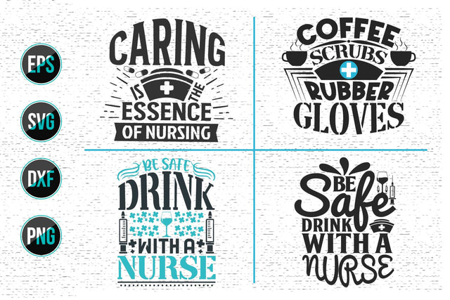 Nurse Quotes SVG Design Bundle. SVG uniquesvg99 