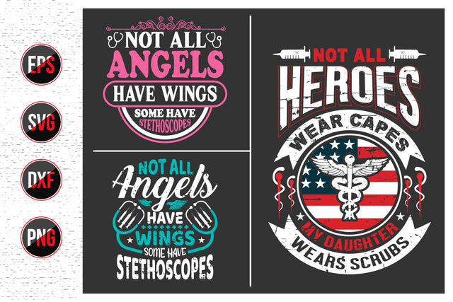 Nurse Quotes SVG Design Bundle. SVG uniquesvg99 