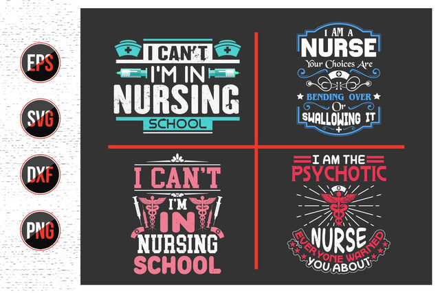 Nurse Quotes SVG Design Bundle. SVG uniquesvg99 