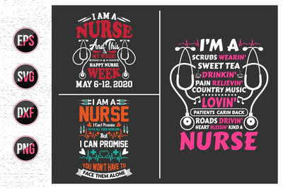 Nurse Quotes SVG Design Bundle. SVG uniquesvg99 