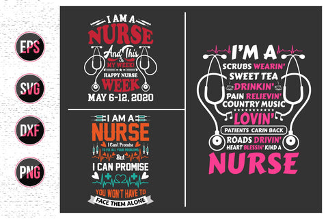 Nurse Quotes SVG Design Bundle. SVG uniquesvg99 