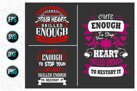 Nurse Quotes SVG Design Bundle. SVG uniquesvg99 