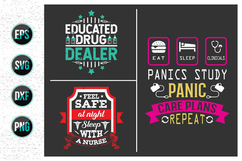 Nurse Quotes SVG Design Bundle. SVG uniquesvg99 