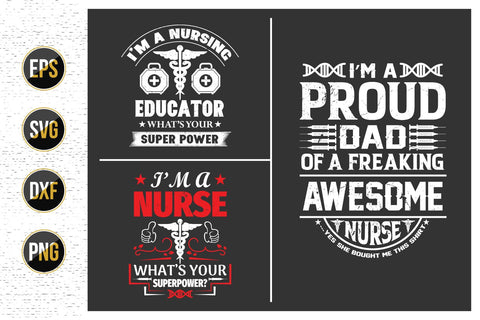 Nurse Quotes SVG Design Bundle. SVG uniquesvg99 