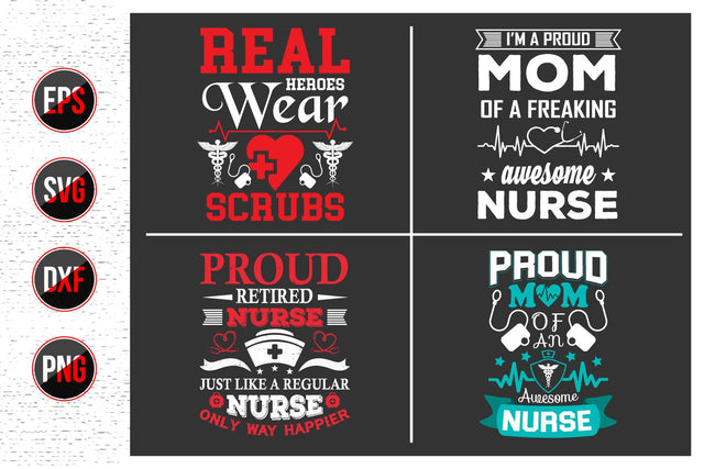 Nurse Quotes SVG Design Bundle. SVG uniquesvg99 