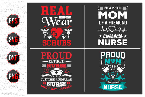 Nurse Quotes SVG Design Bundle. SVG uniquesvg99 
