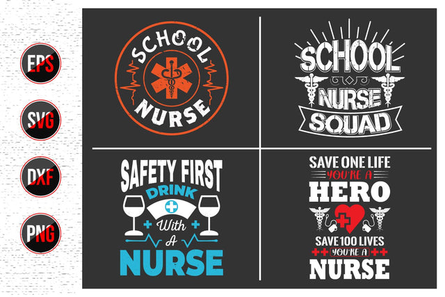 Nurse Quotes SVG Design Bundle. SVG uniquesvg99 