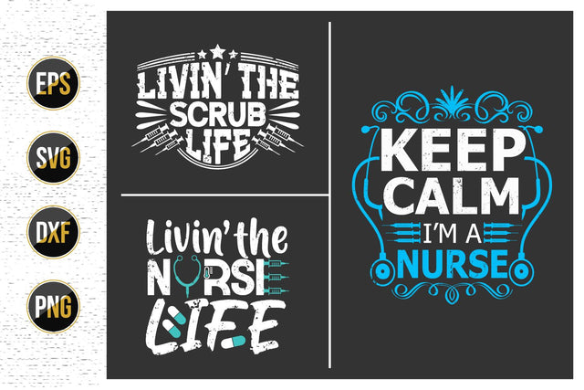 Nurse Quotes SVG Design Bundle. SVG uniquesvg99 