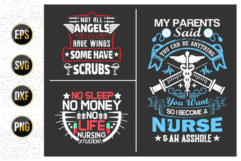 Nurse Quotes SVG Design. SVG uniquesvg99 