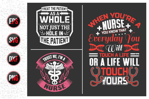 Nurse saying svg design bundle. SVG uniquesvg99 