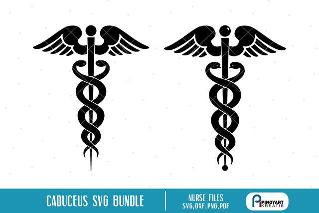 Nurse Sign Svg Caduceus Svg SVG Pinoyart Kreatib 