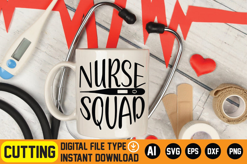 Nurse Squad SVG CraftlabSvg29 