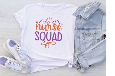 Nurse Squad SVG SVG Creativeart88 