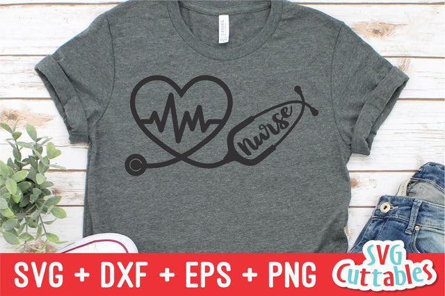 Nurse Stethoscope SVG Svg Cuttables 