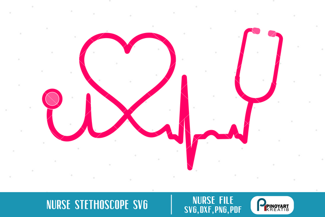 Nurse Stethoscope Svg SVG Pinoyart Kreatib 
