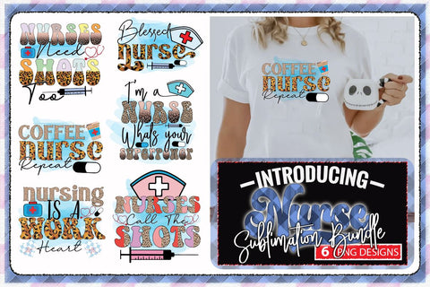 Nurse Sublimation Bundle Sublimation Creativeart88 