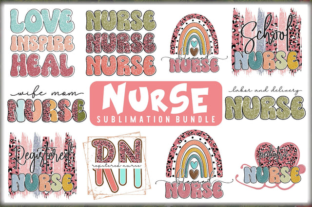 Nurse Sublimation Bundle Sublimation Jagonath Roy 