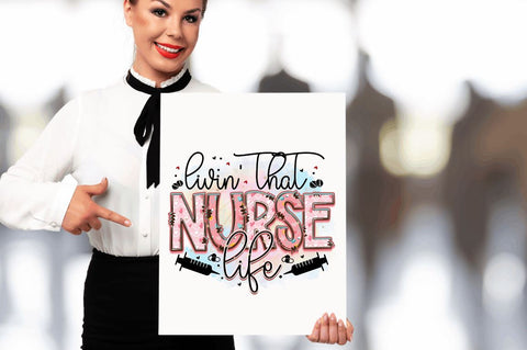 Nurse Sublimation Bundle Sublimation Regulrcrative 