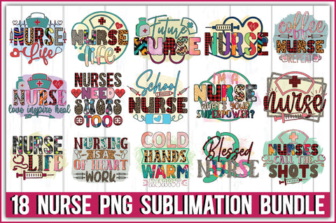 Nurse Sublimation Bundle SVG Ariyan 