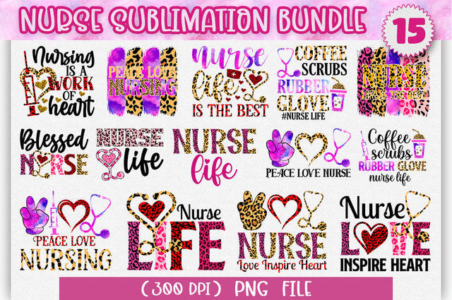 Nurse Sublimation Bundle SVG Shetara Begum 