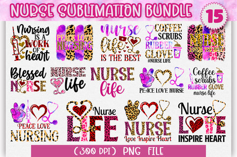 Nurse Sublimation Bundle SVG Shetara Begum 